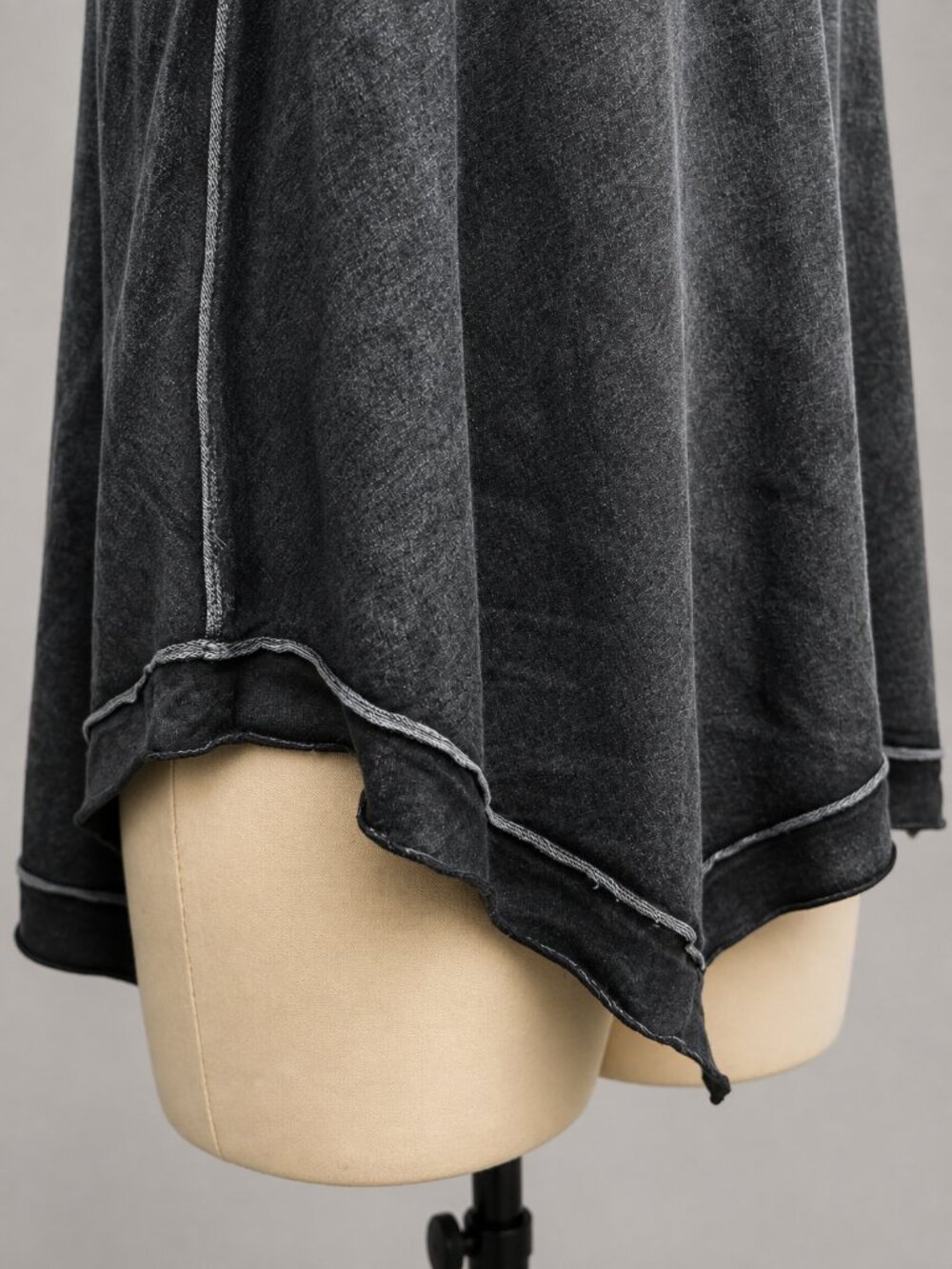 Free People Mineral Wash Off-Shoulder Handkerchief Top - Picture 4 of 5